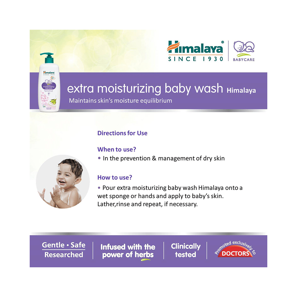 Himalaya Baby Wash Extra Moisturizing Body Wash - Image 6
