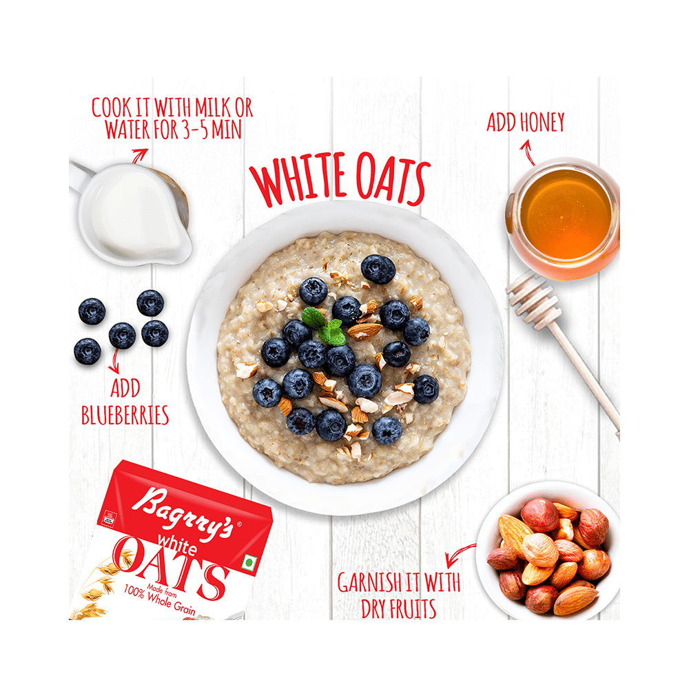 Bagrry's White Oats for Weight Management & Cholesterol Reduction - Image 4