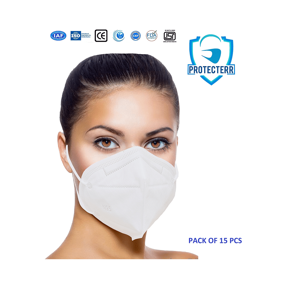 Protectorr N95 UV Sterilized 5 Layer Protection Mask White - Image 6