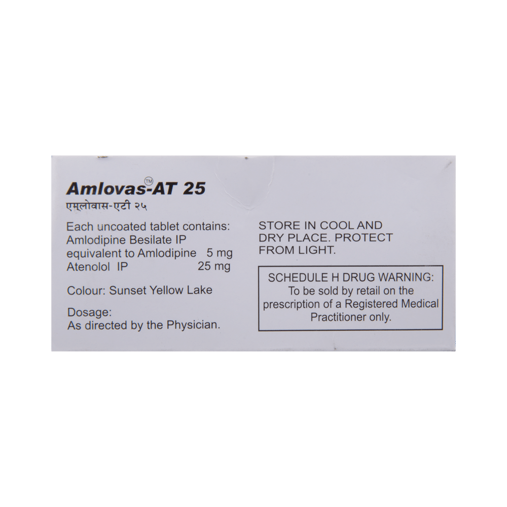 Amlovas-AT 25 Tablet - Image 3