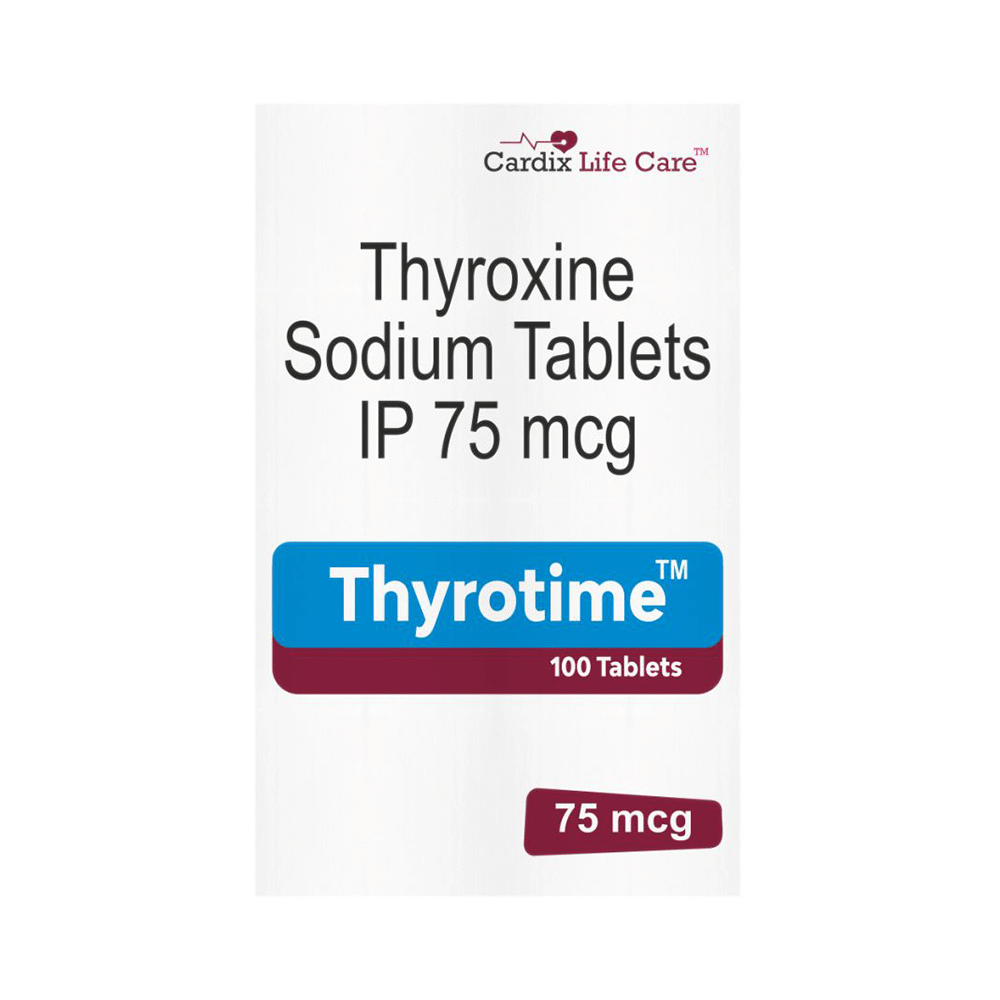 Thyrotime 75mcg Tablet - Image 1