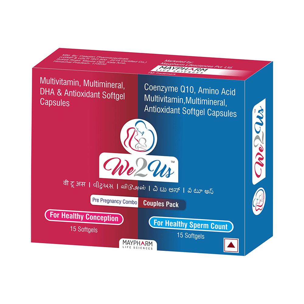We2Us Pre Pregnancy Combo Couples Pack - Image 1
