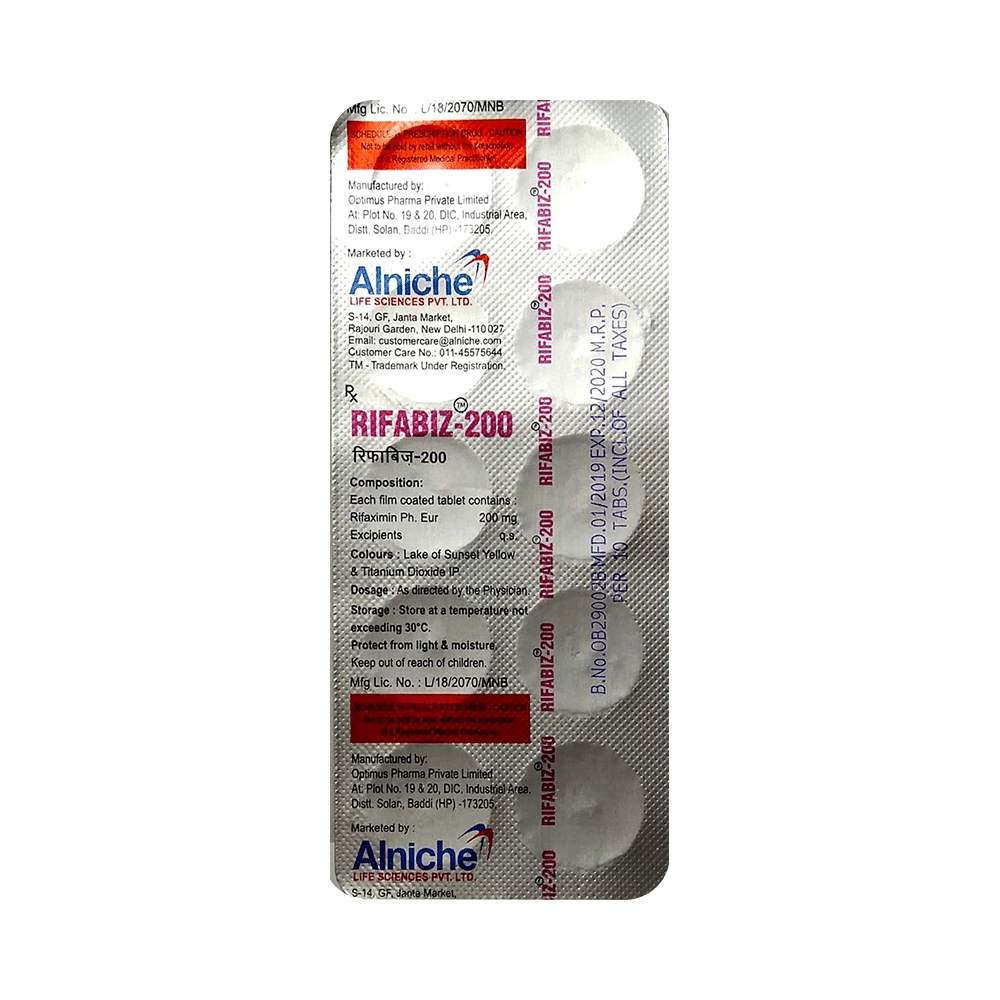 Rifabiz 200 Tablet - Image 1
