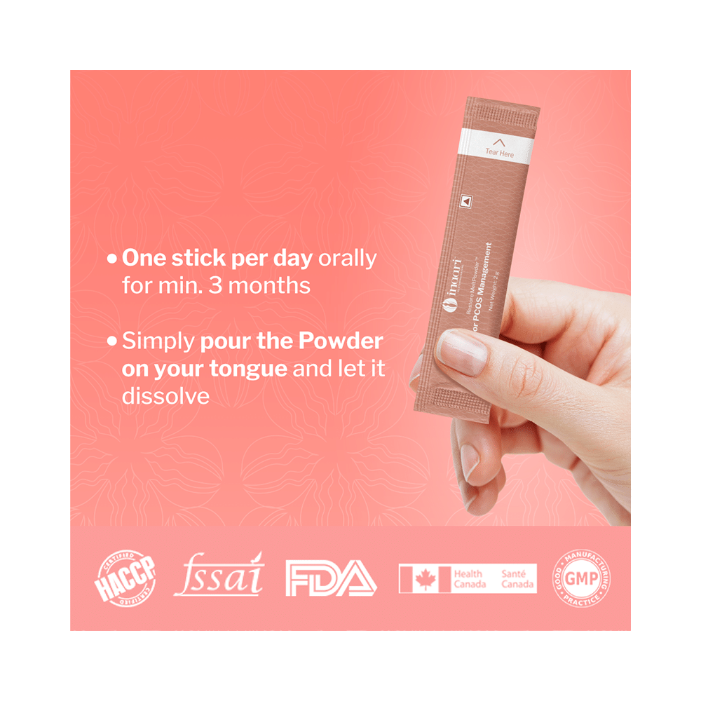 Inaari Restore Powder for PCOS Management Sachet (2gm Each) Orange - Image 5