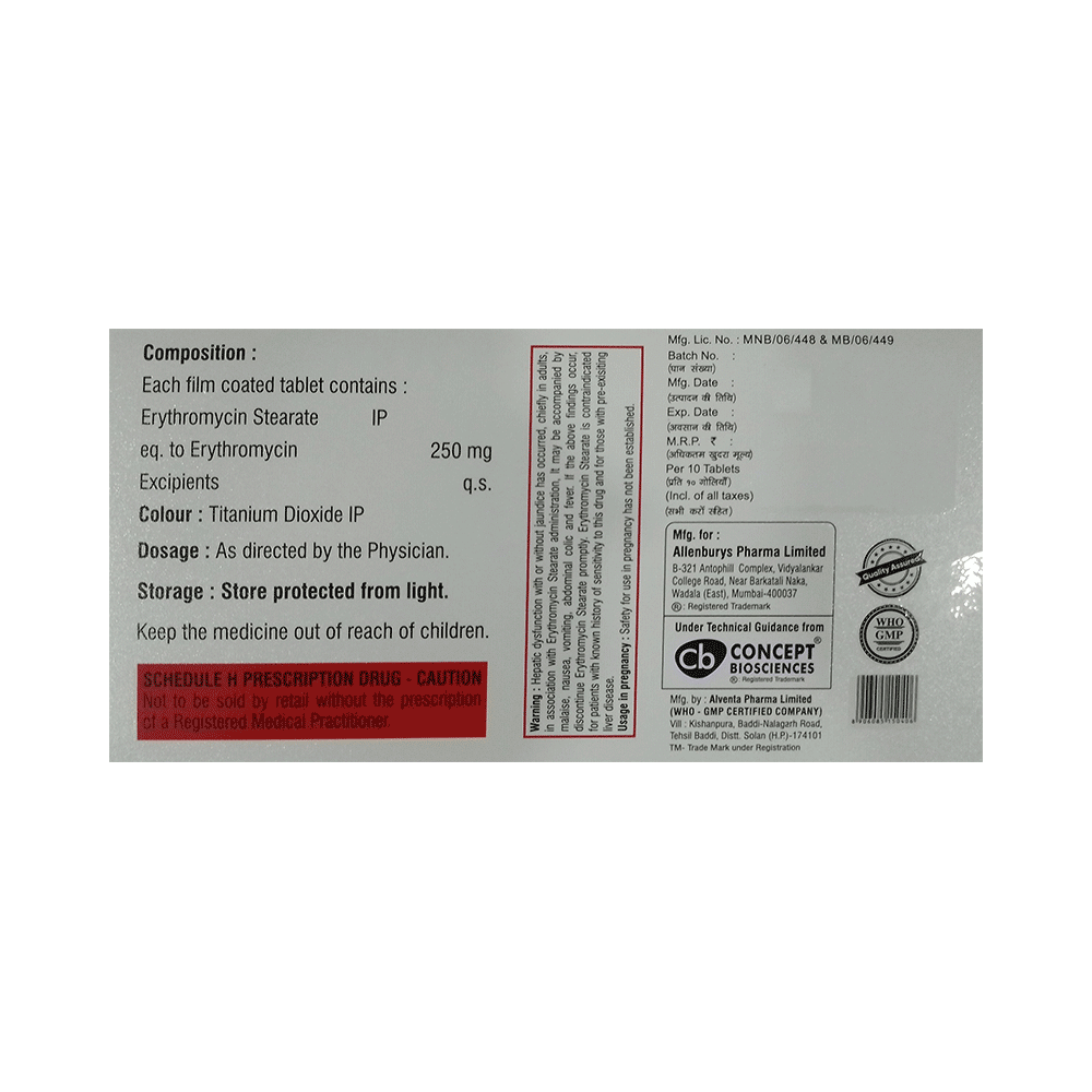 Erycon 250 Tablet - Image 2