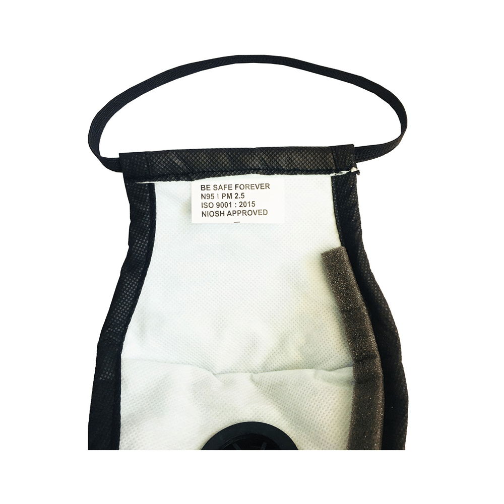 BESAFE Forever Fresho N95 PM2.5 Anti Pollution Mask Black - Image 3