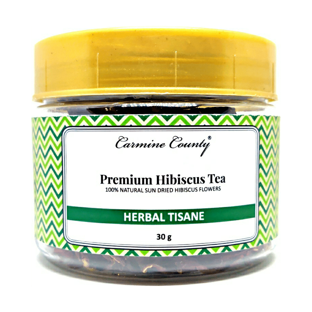Carmine County Herbal Tisane Tea Premium Hibiscus - Image 1