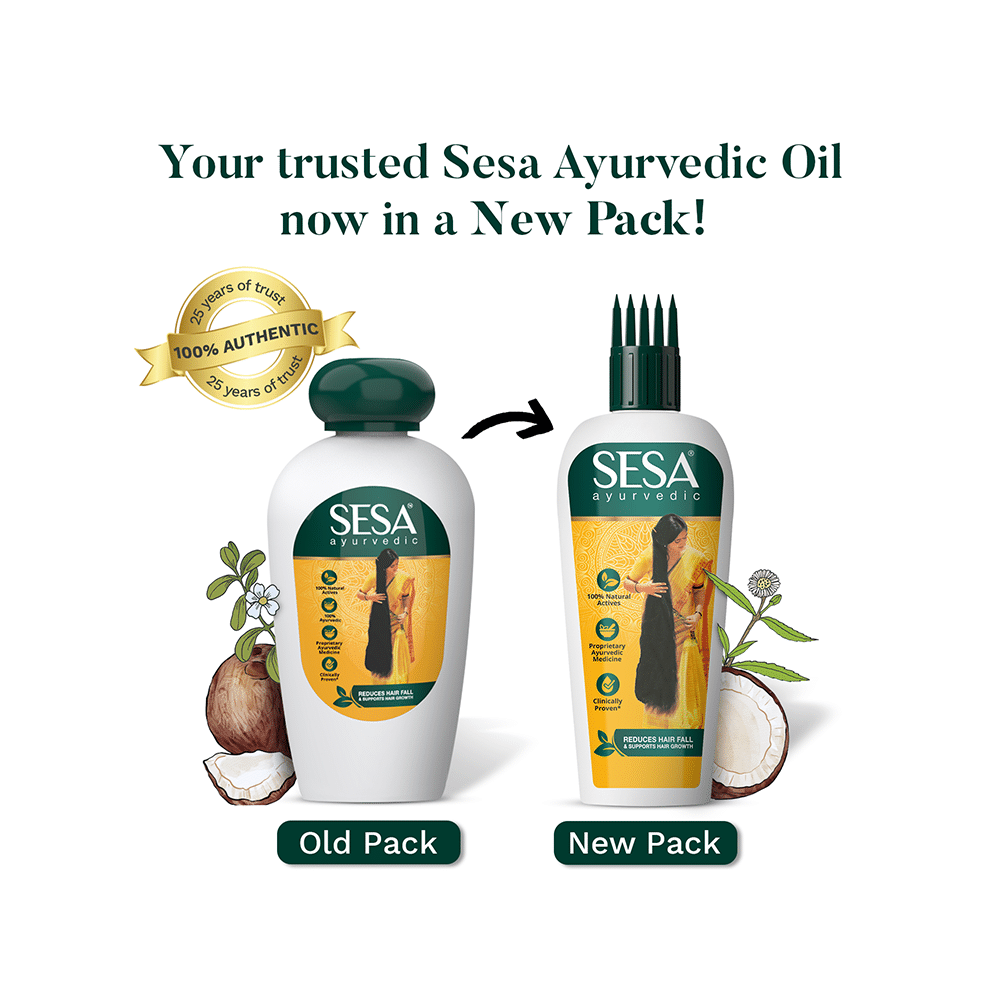 Sesa Ayurvedic Hair Oil | Reduces Hair Fall & Supports Hair Growth - Image 4