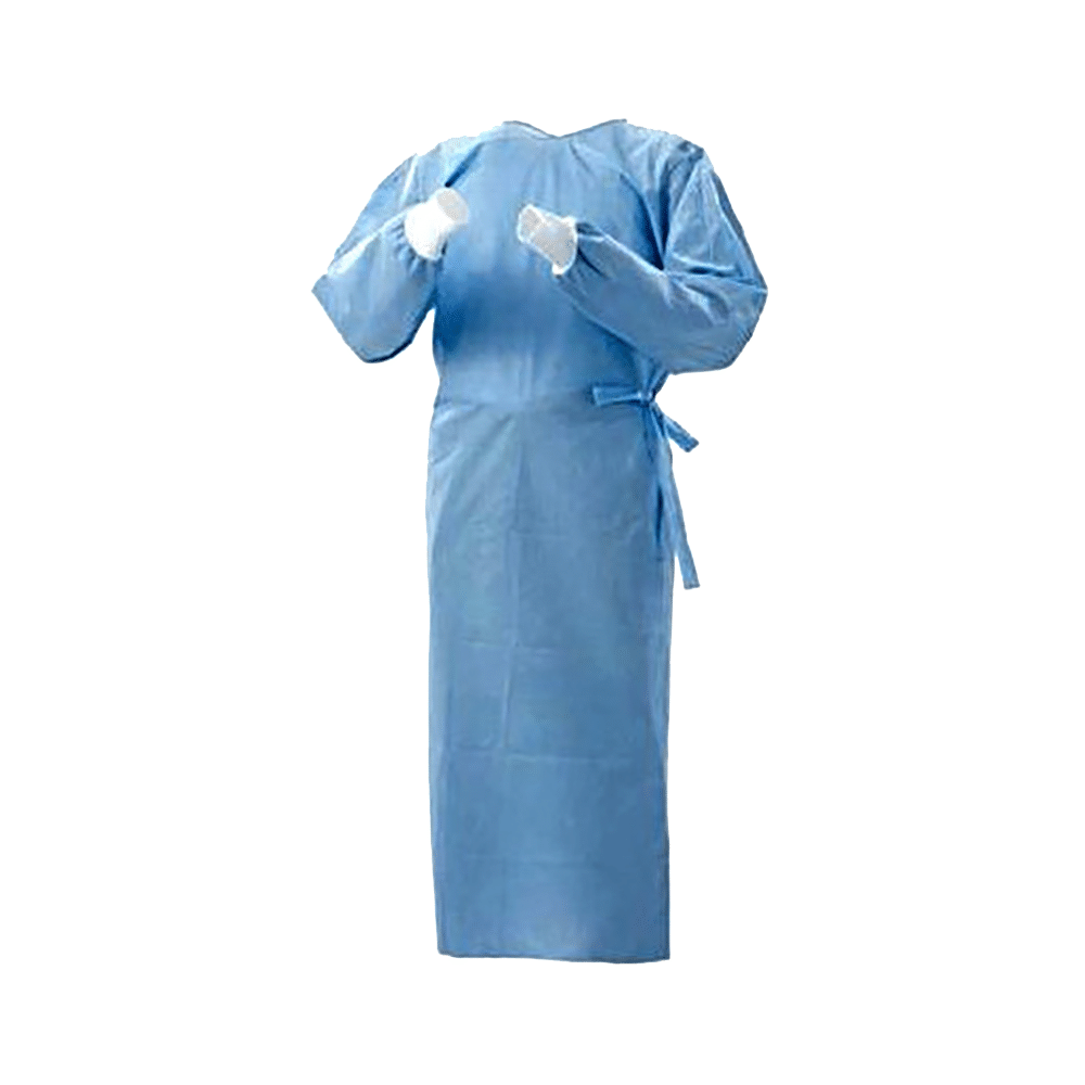 Medi Karma Surgeon Gown XL Medical Blue - Image 2