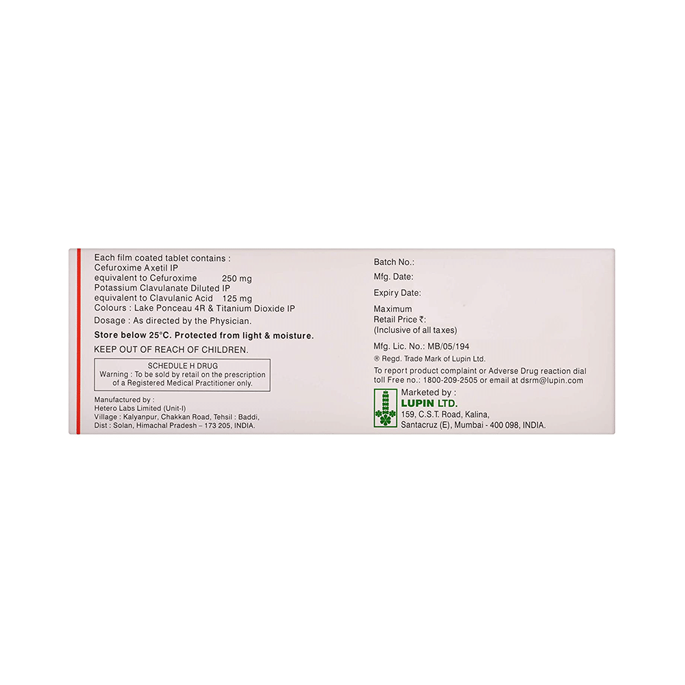 Cetil-CV 250 Tablet - Image 3