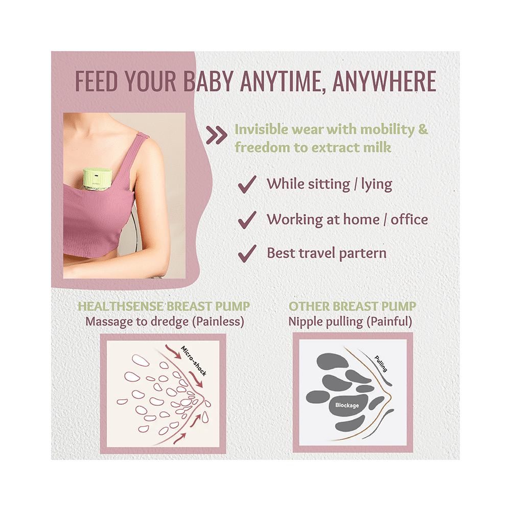 HealthSense BP 501 Wearable Electric Breast Pump - Image 8