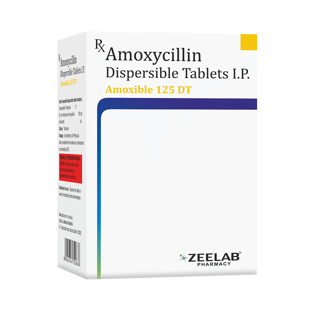 Amoxible 125 DT Tablet - Image 1