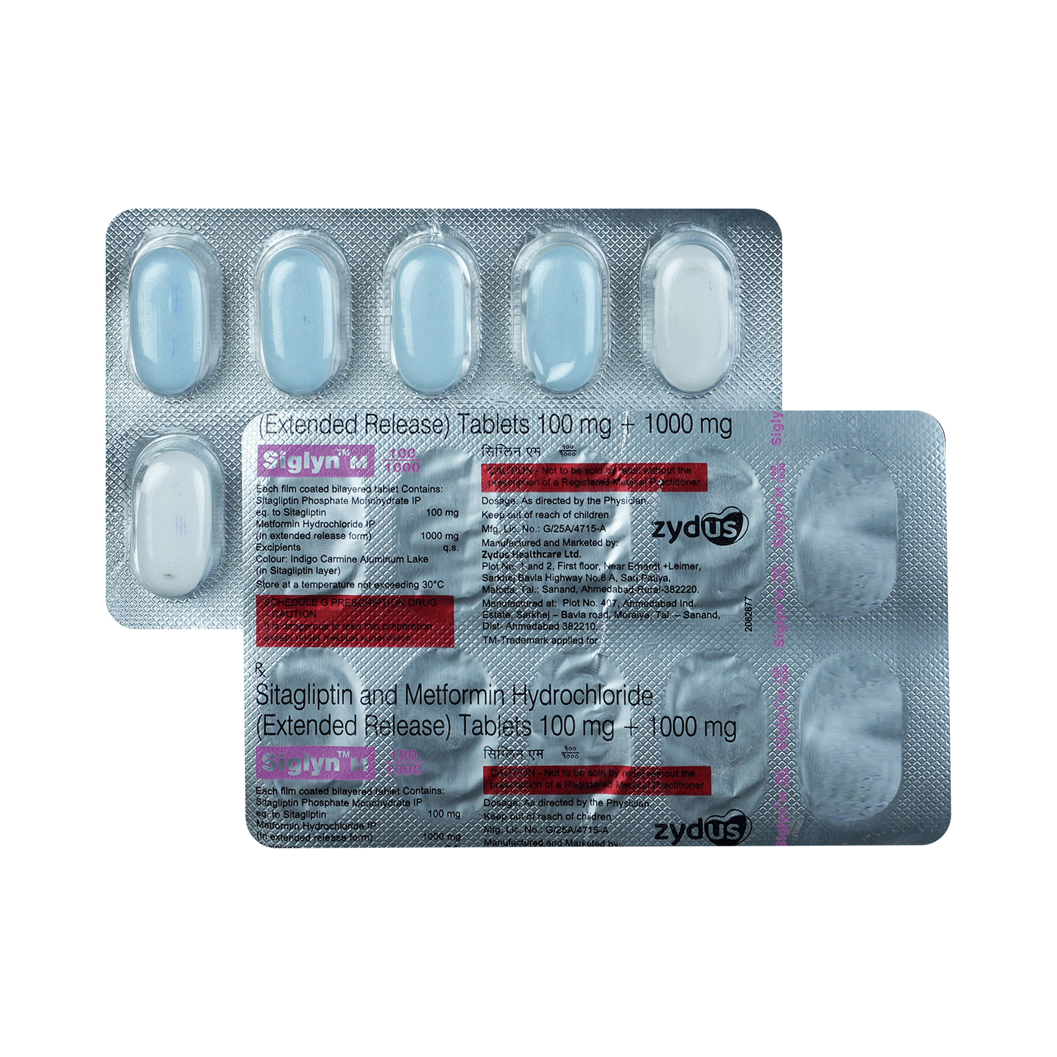 Siglyn M 100/1000 Tablet ER - Image 1