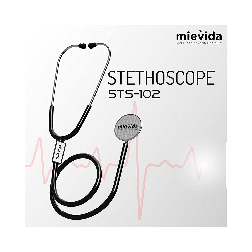 Mievida STS 102 Cardiology Stethoscope Black - Image 2