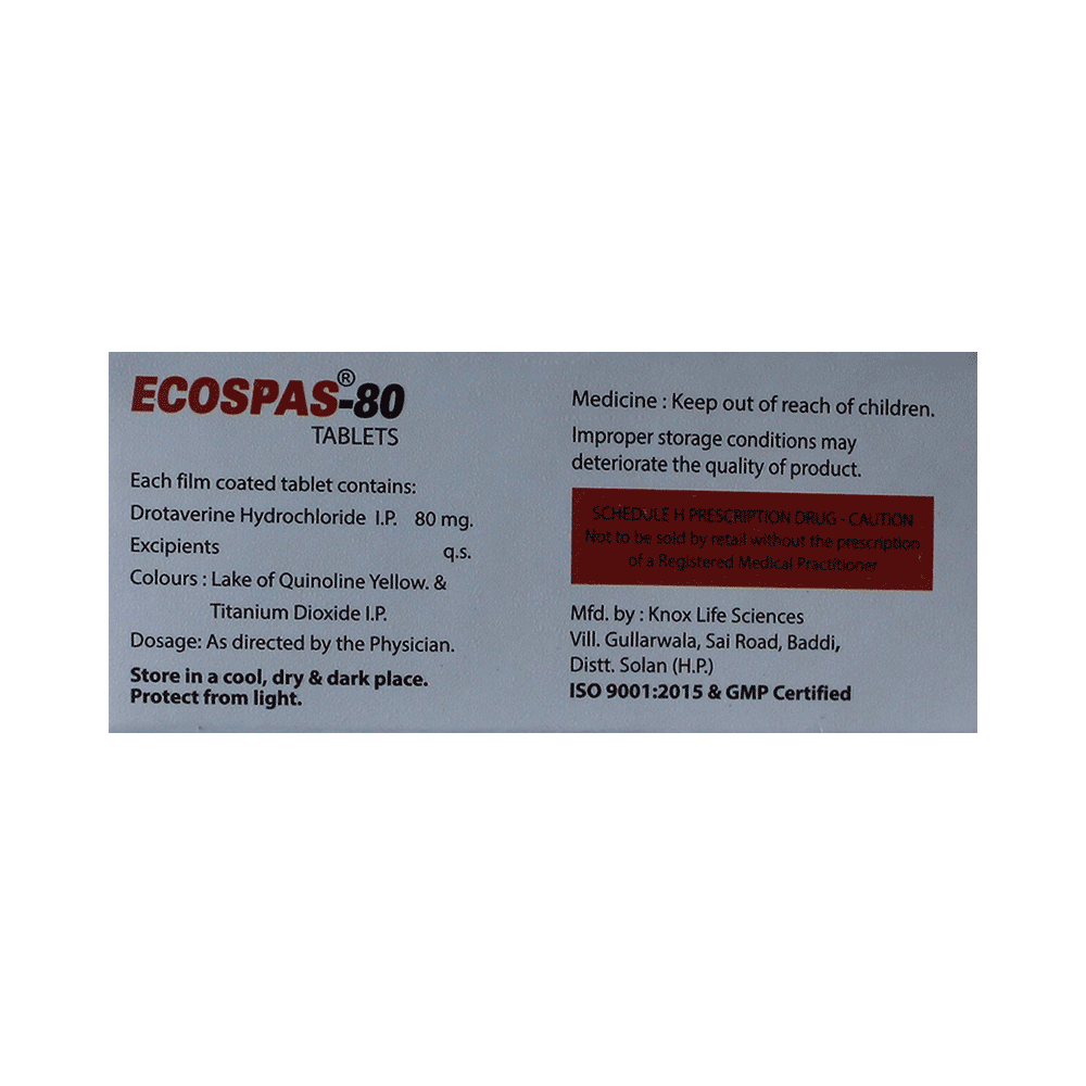 Ecospas 80 Tablet - Image 2