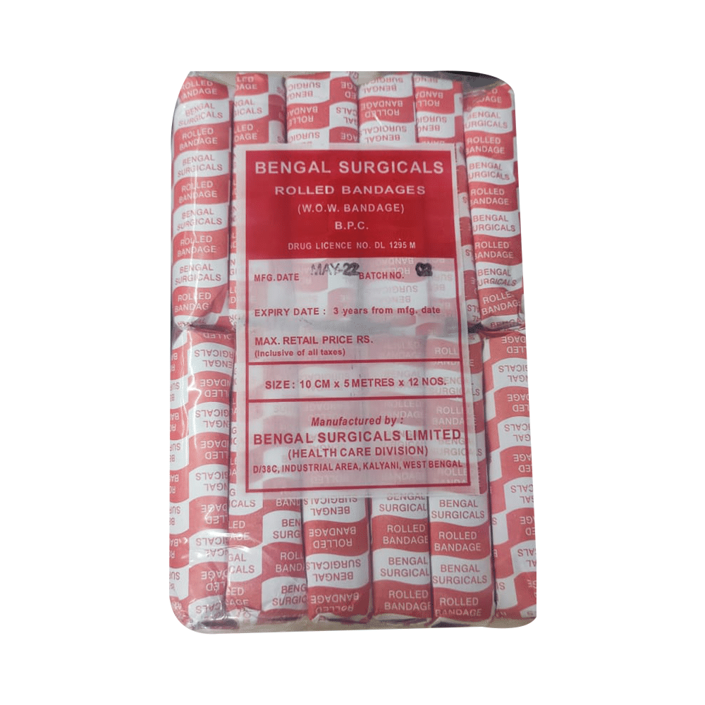Bengal Surgicals Limited Roller Bandage 10cm x 5m