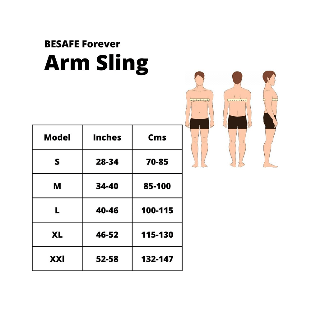 BESAFE Forever Arm Sling Black XL - Image 4