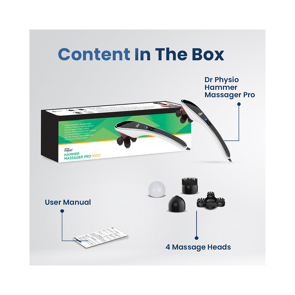 Dr Physio Hammer Massager Pro Black - Image 4