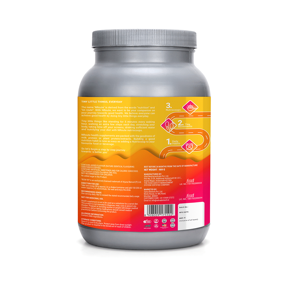 Nroute Super Whey Protein Powder Coffee - Image 2