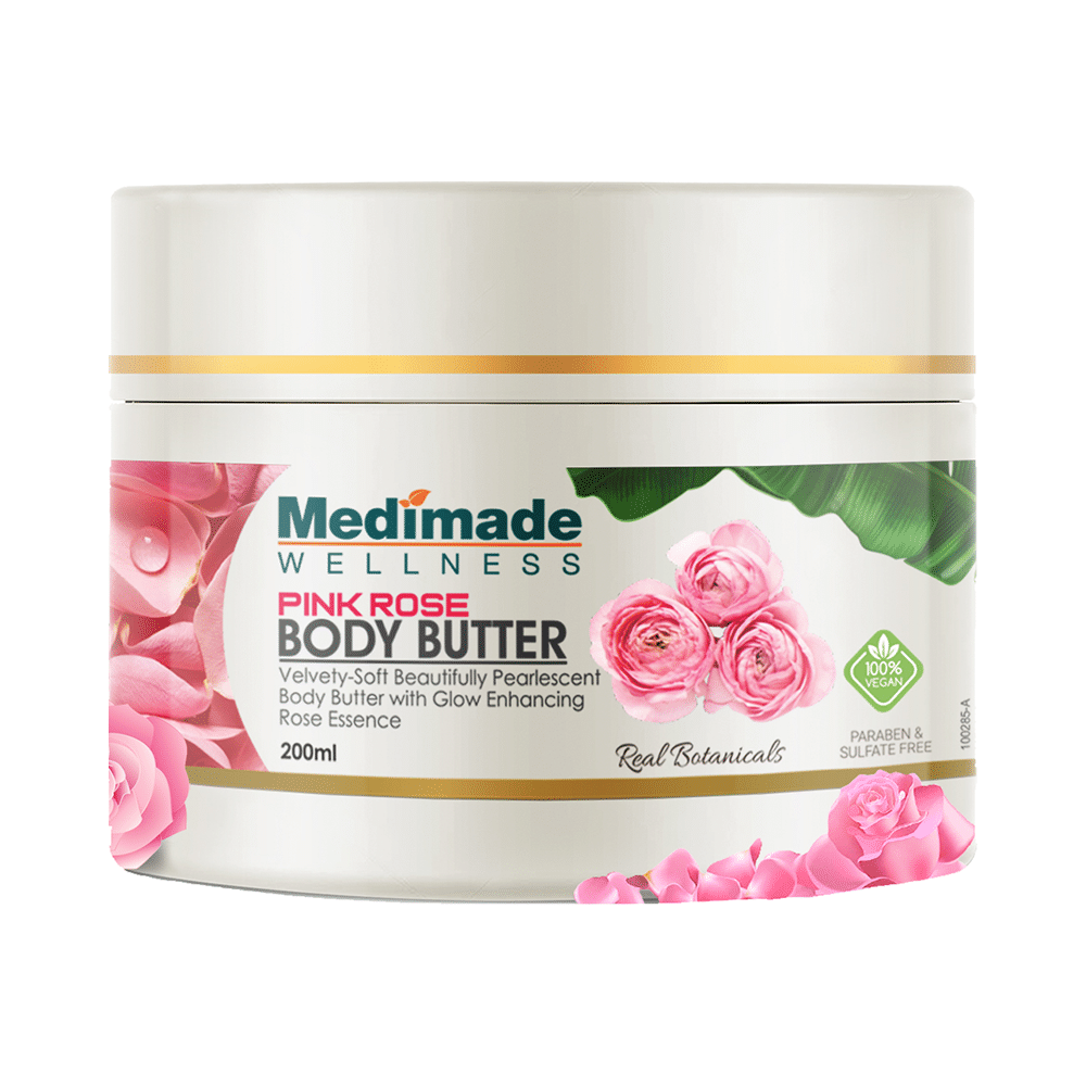 Medimade Wellness Pink Rose Body Butter (200ml Each)