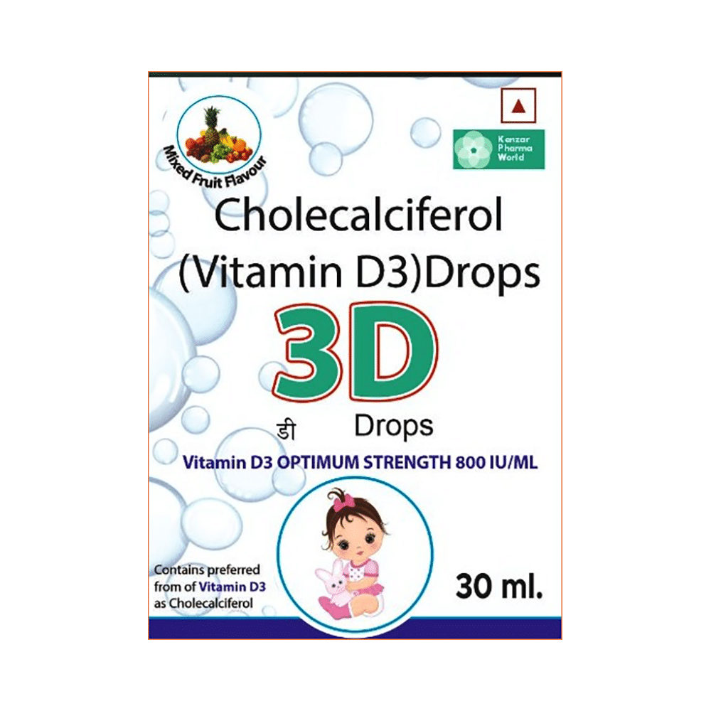 3D Oral Drops Mixed Fruit - Image 1
