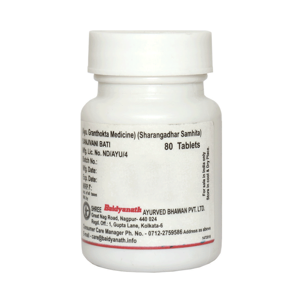 Baidyanath (Nagpur) Sanjivani Bati (Sounth & Pipal Yukta) - Image 2