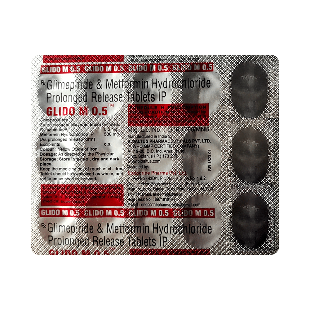 Glido M 0.5 Tablet PR - Image 3