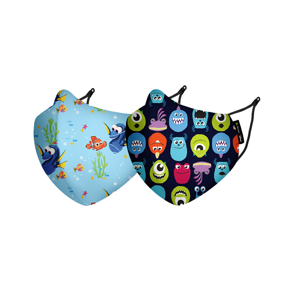 Nirvana Disney Face Covering Mask Small Monster & Nemo