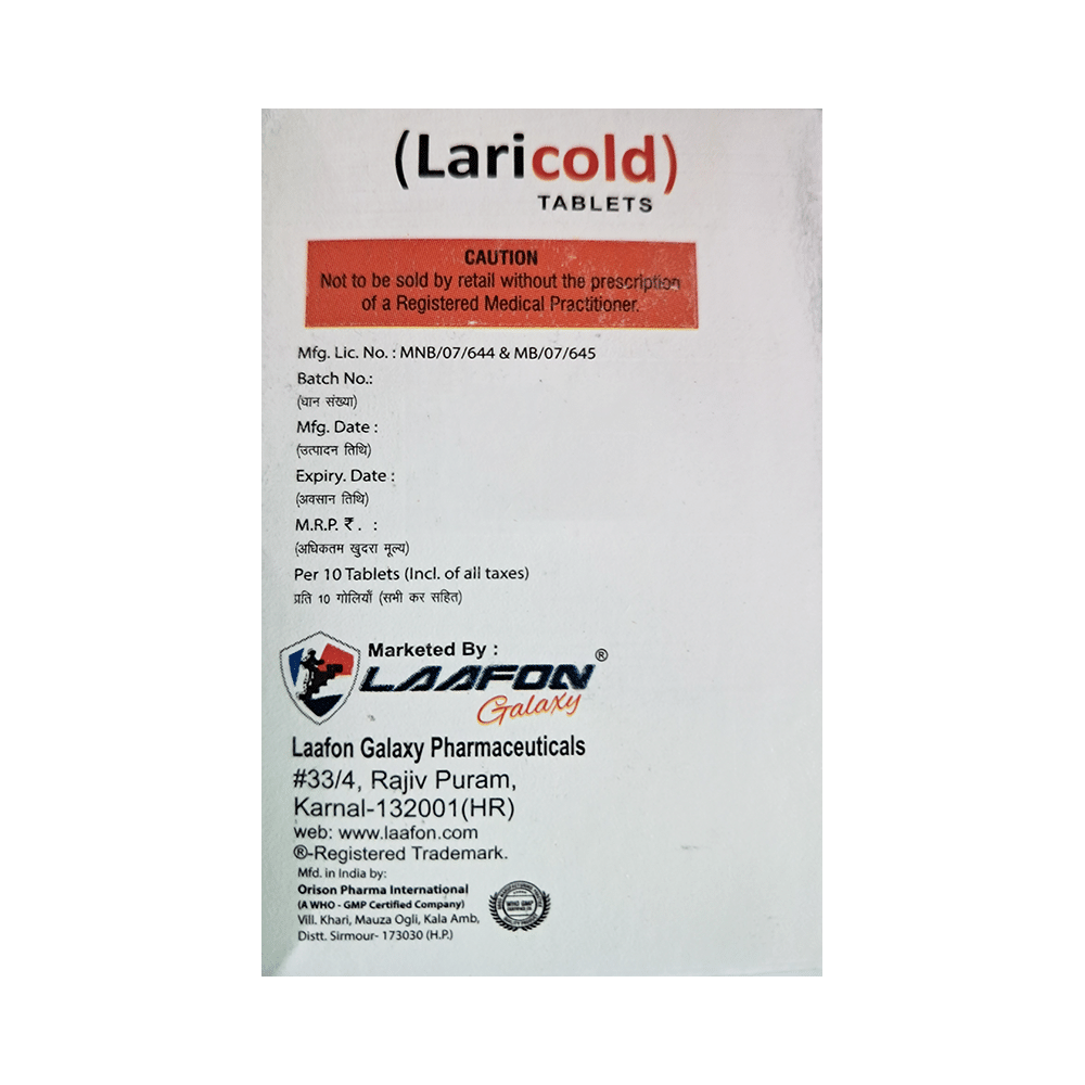 Laricold Tablet - Image 3