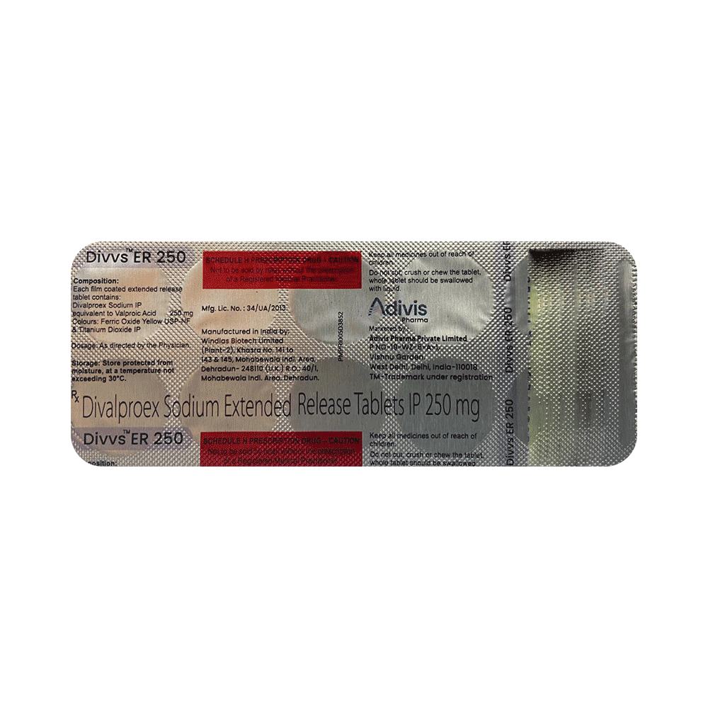 Divvs ER 250 Tablet - Image 1