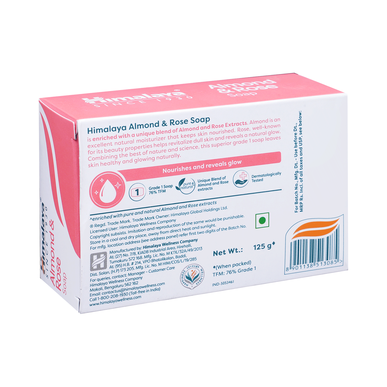 Himalaya Almond & Rose Soap | For Skin Nourishment & Glow - Image 4