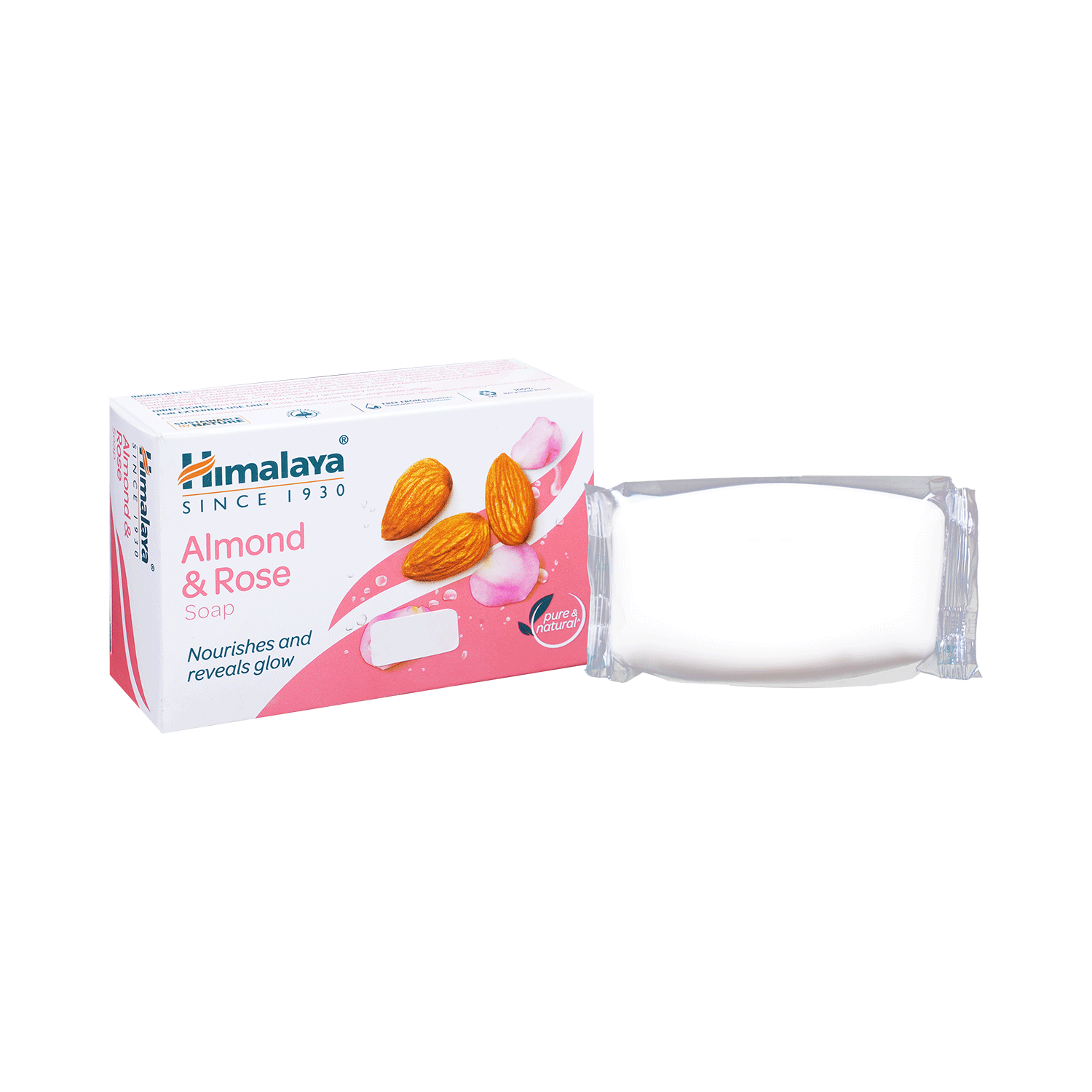 Himalaya Almond & Rose Soap | For Skin Nourishment & Glow - Image 1