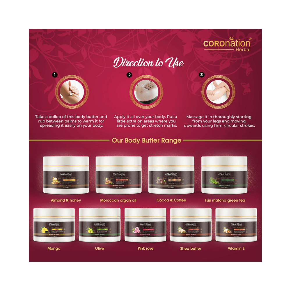 Coronation Herbal Pink Rose Body Butter (200gm Each) - Image 6