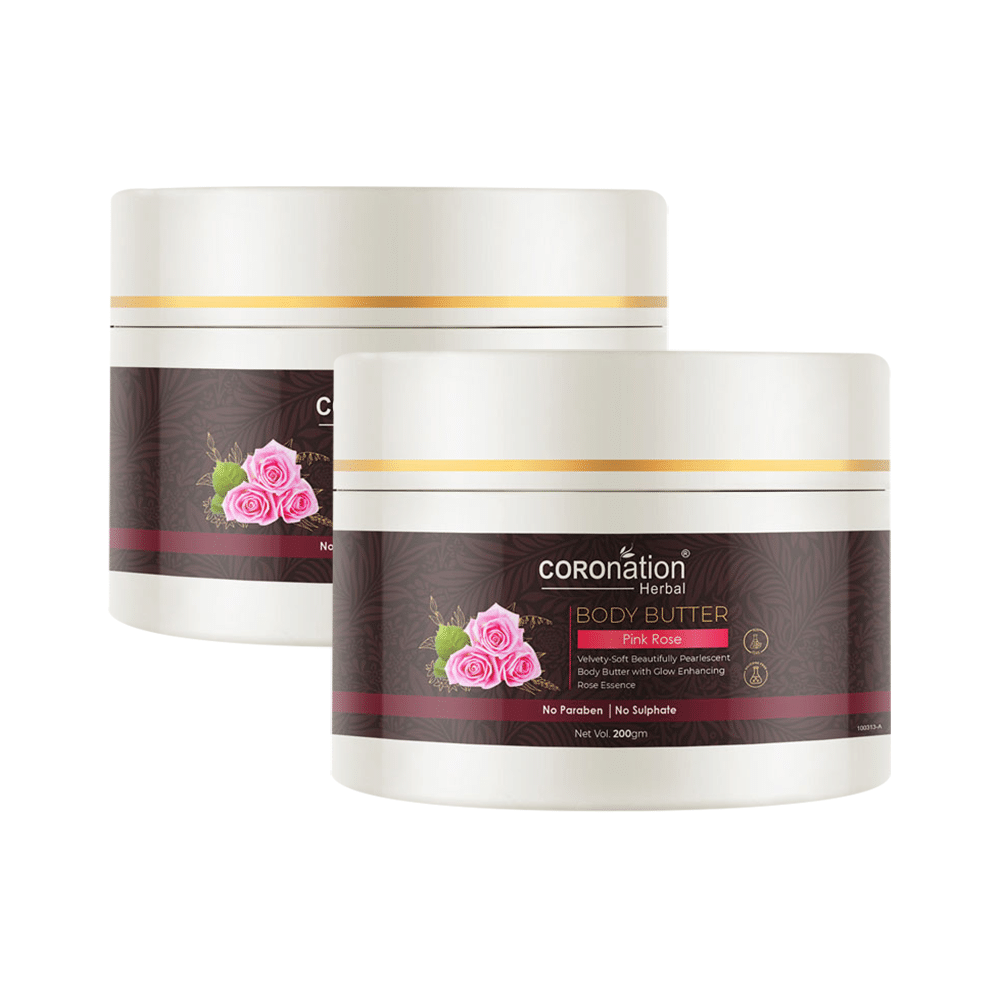 Coronation Herbal Pink Rose Body Butter (200gm Each) - Image 1