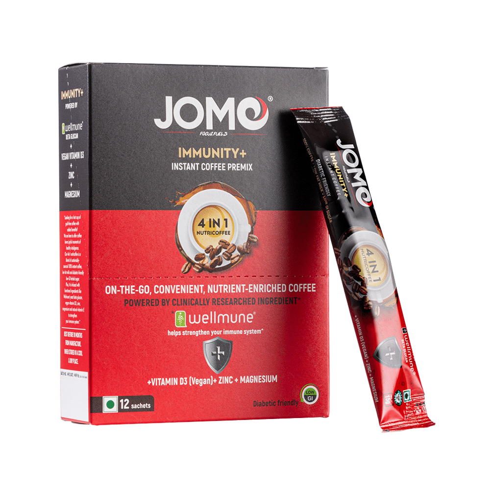 Jomo Focuz fuels Immunity + Instant Coffee Premix - Image 1
