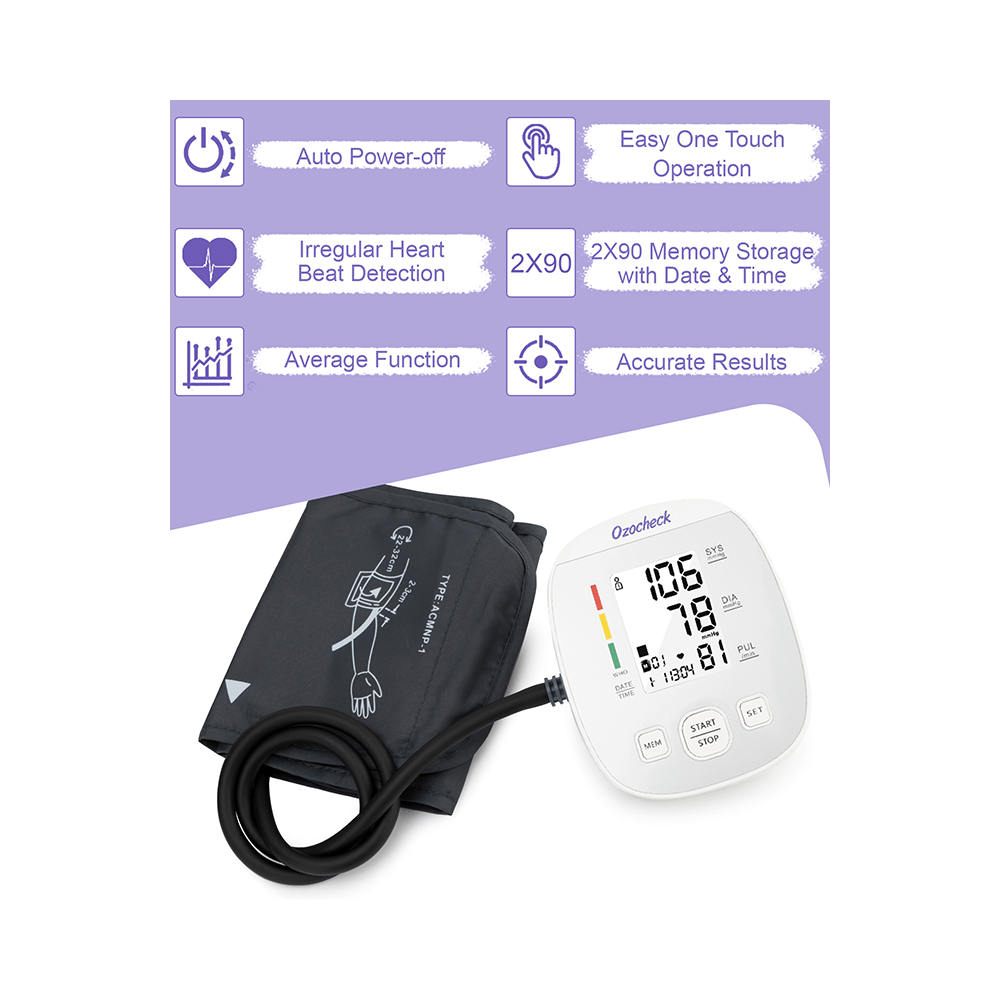 Ozocheck Atom Digital Automatic BP Monitor - Image 4
