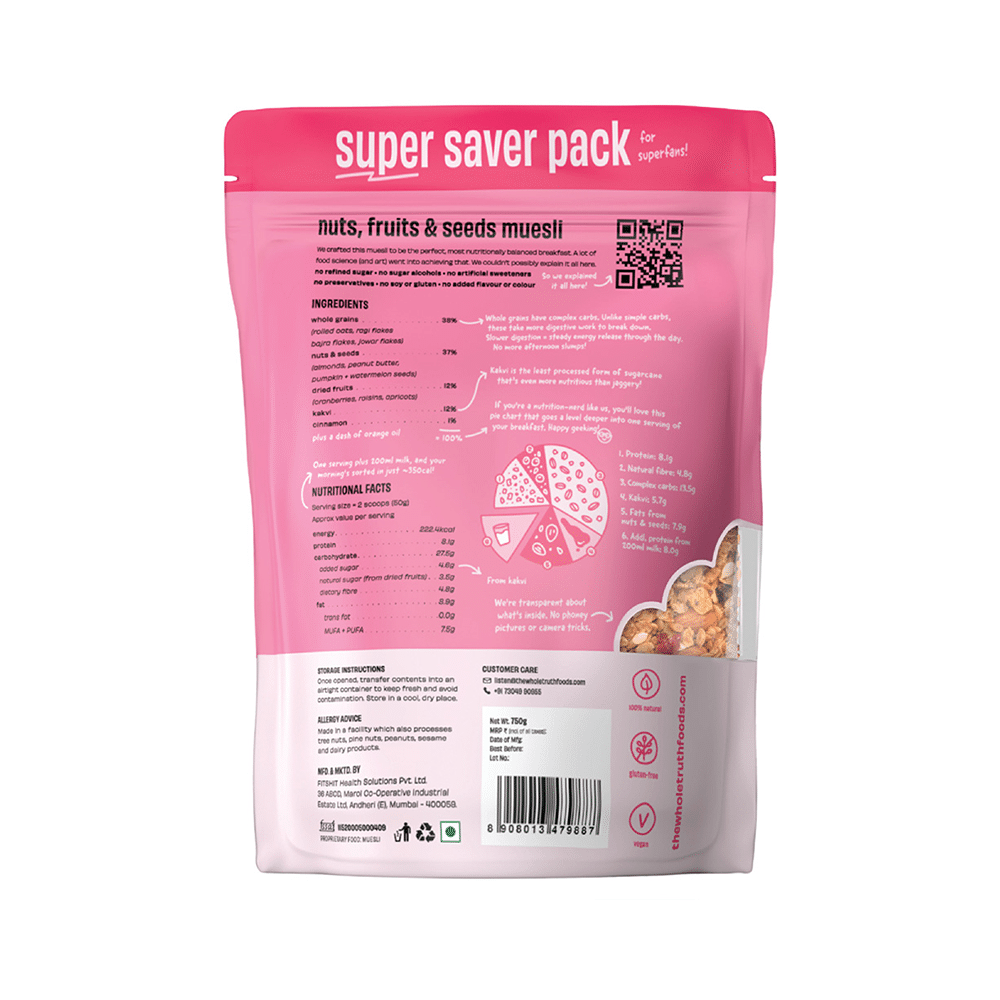 The Whole Truth Nuts, Fruits & Seeds Super Saver Pack - Image 2