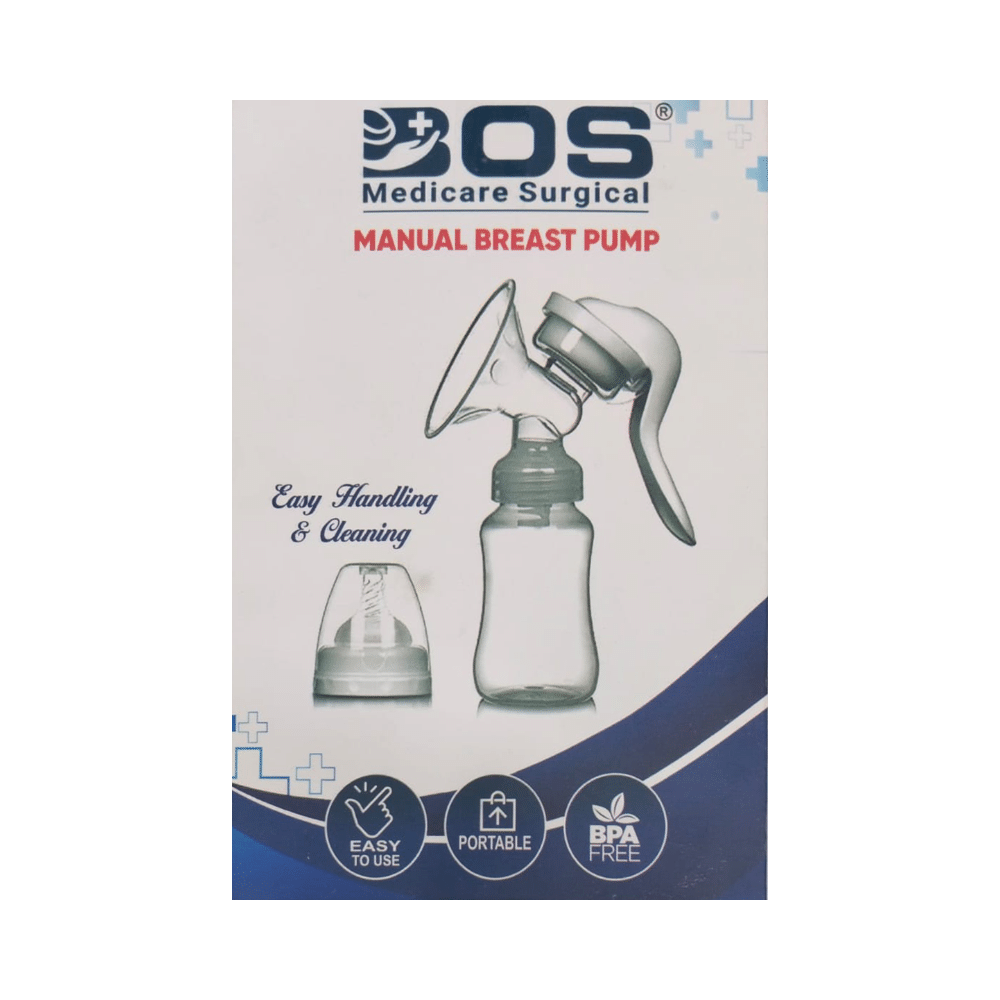 Bos Medicare Surgical Manual Breast Pump with 150ml Bottle