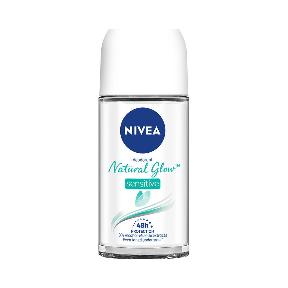 Nivea Women Deodorant Roll On Natural Glow Sensitive - Image 1