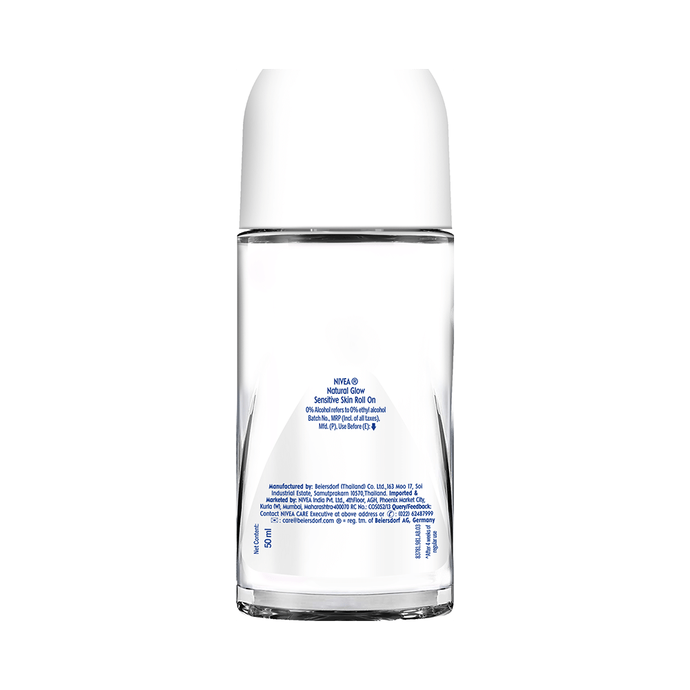 Nivea Women Deodorant Roll On Natural Glow Sensitive - Image 2