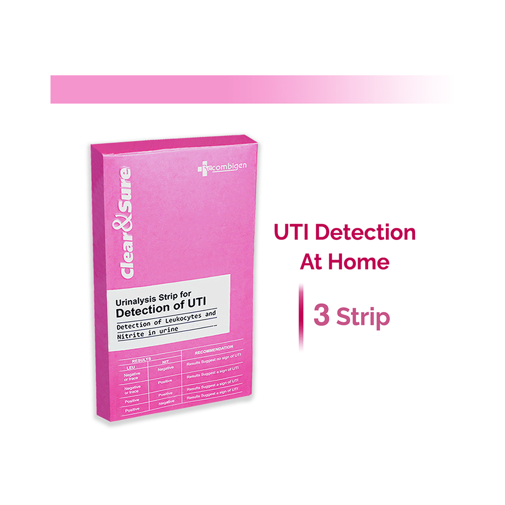 Clear & Sure Urinalysis Strip for Detection for UTI Antibody Test Kit - Image 4