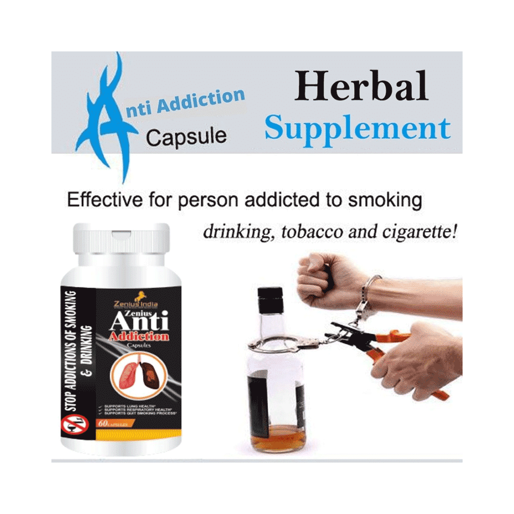Zenius Anti Addiction Capsule for Nasha Mukti/Alcohol de Addiction - Image 4