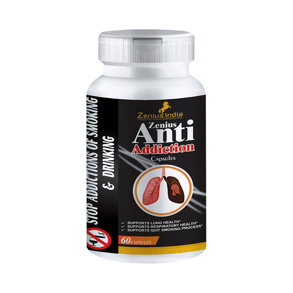 Zenius Anti Addiction Capsule for Nasha Mukti/Alcohol de Addiction