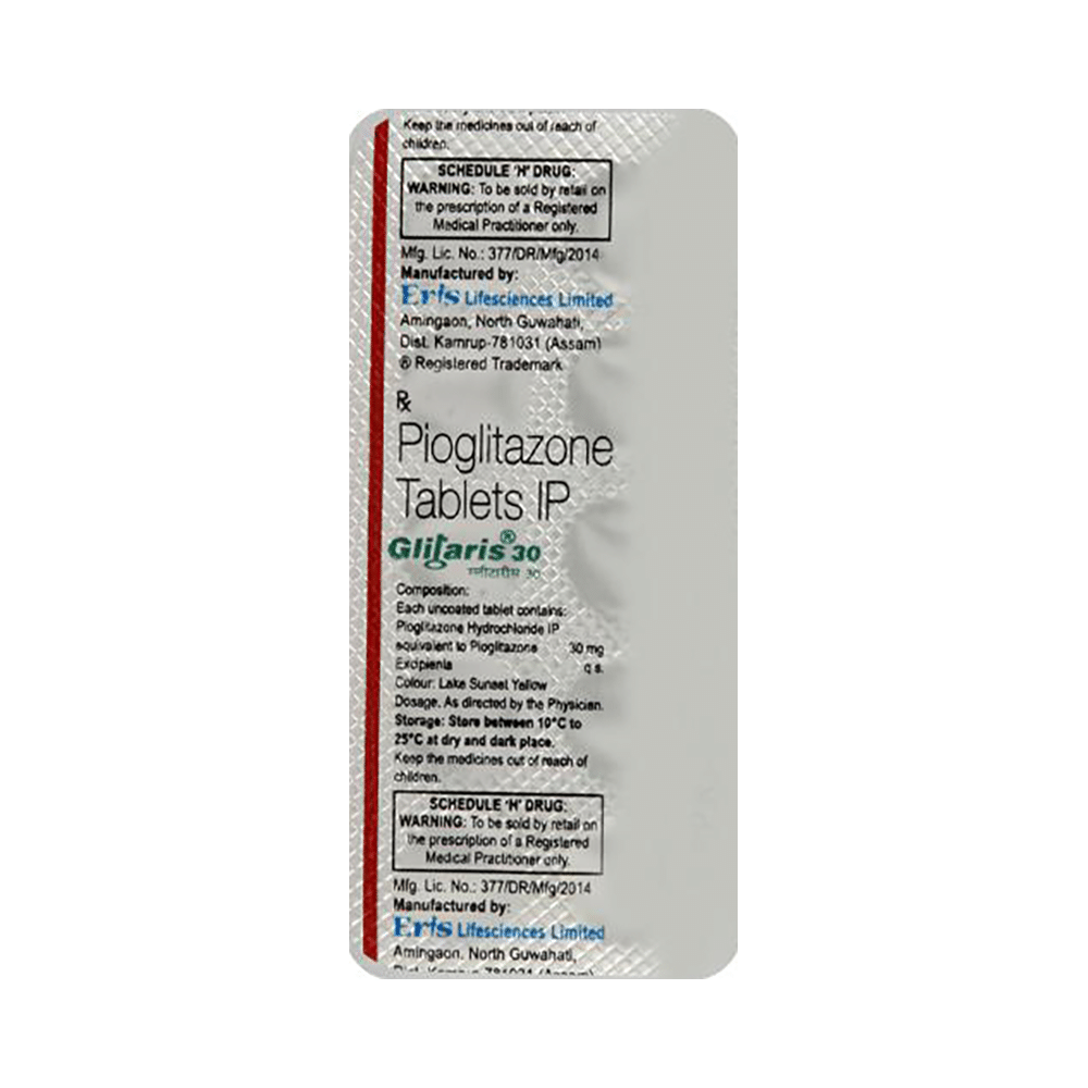 Glitaris 30 Tablet - Image 3
