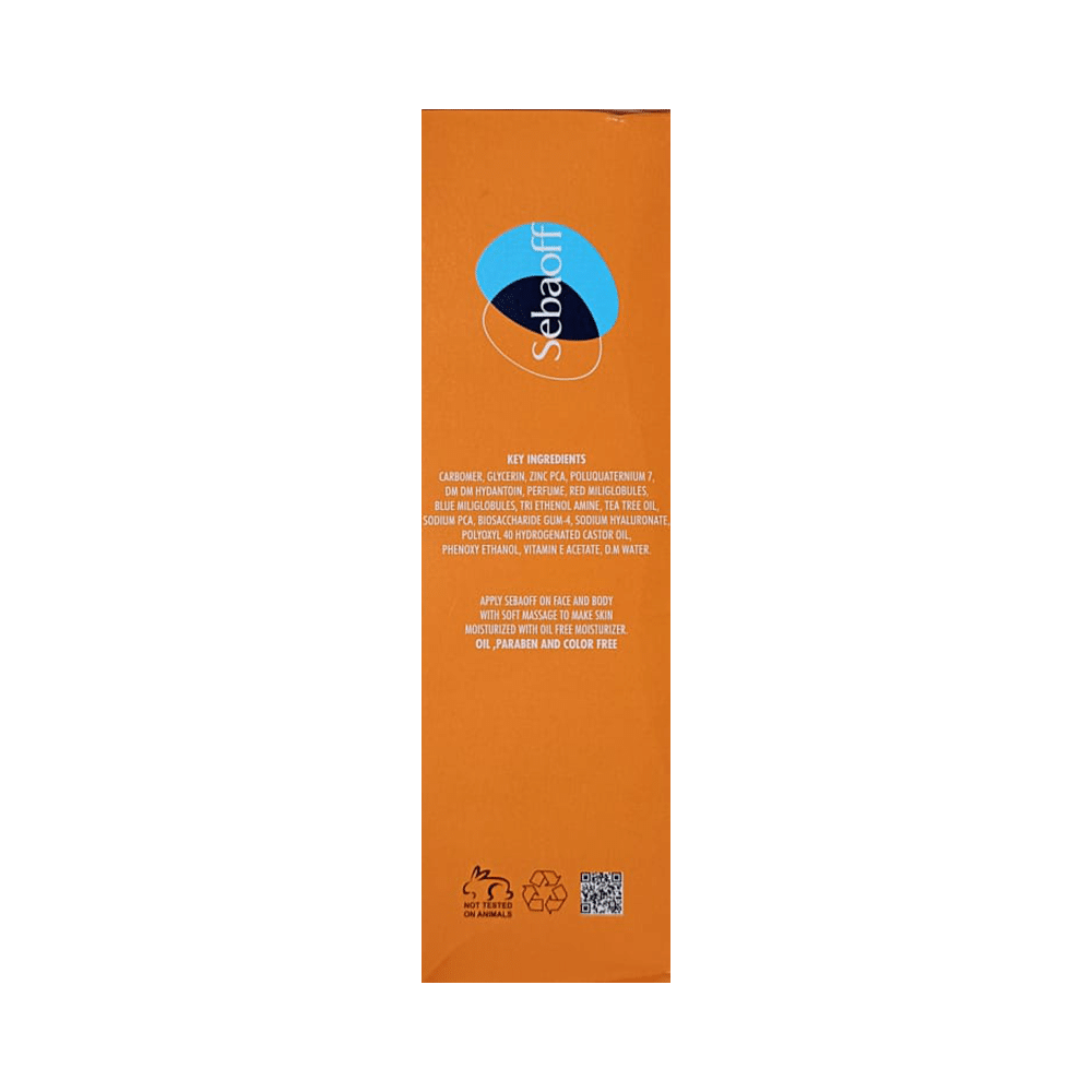 Sebaoff Acne Moisturizer Gel | Controls Sebum Production | Oil-Free - Image 2
