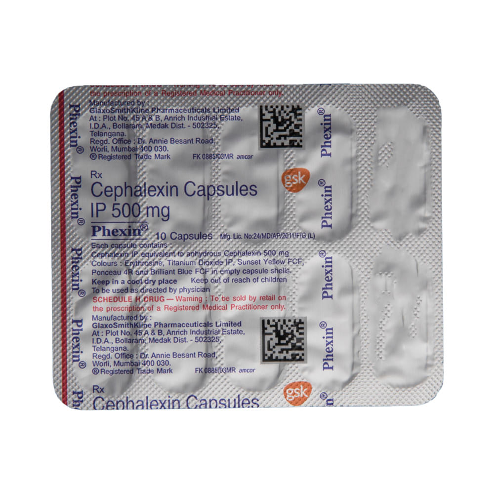 Phexin 500mg Capsule - Image 5