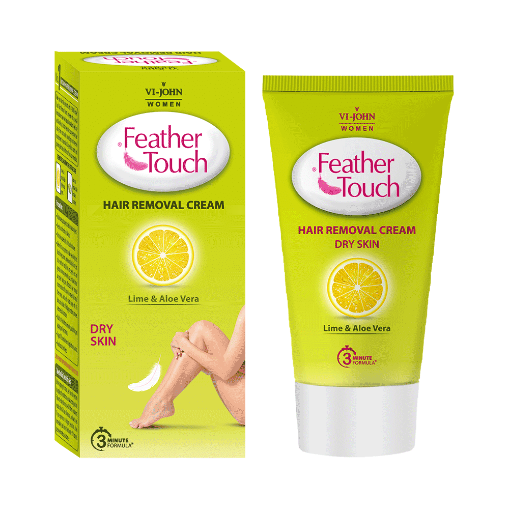 Vi-John Feather Touch Hair Removal Cream Lime & Aloe Vera - Image 1
