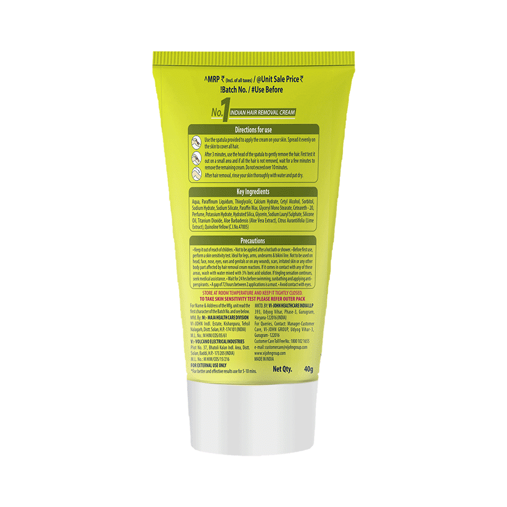 Vi-John Feather Touch Hair Removal Cream Lime & Aloe Vera - Image 2
