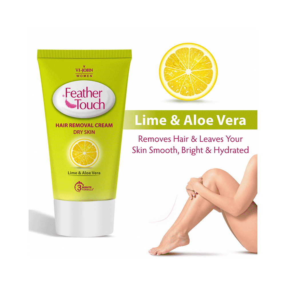 Vi-John Feather Touch Hair Removal Cream Lime & Aloe Vera - Image 3