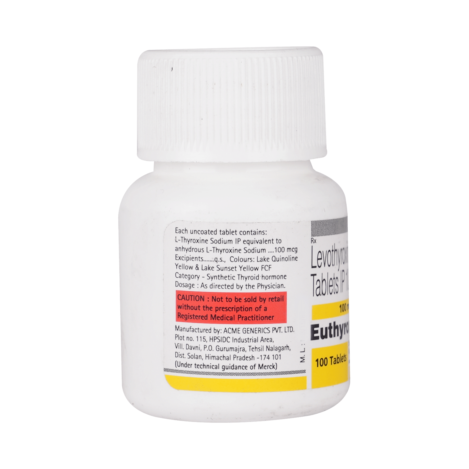 Euthyrox 100 Tablet - Image 3